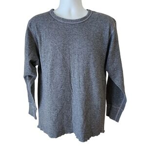 L.L.Bean Men's Large Gray Wool Blend Crewneck Pullover Sweater
